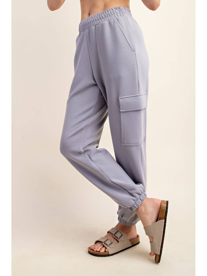 Rae Mode - Wholesale Athletic Sweatpants/Joggers - Women's - MODAL SCUBA CARGO JOGGER PANT