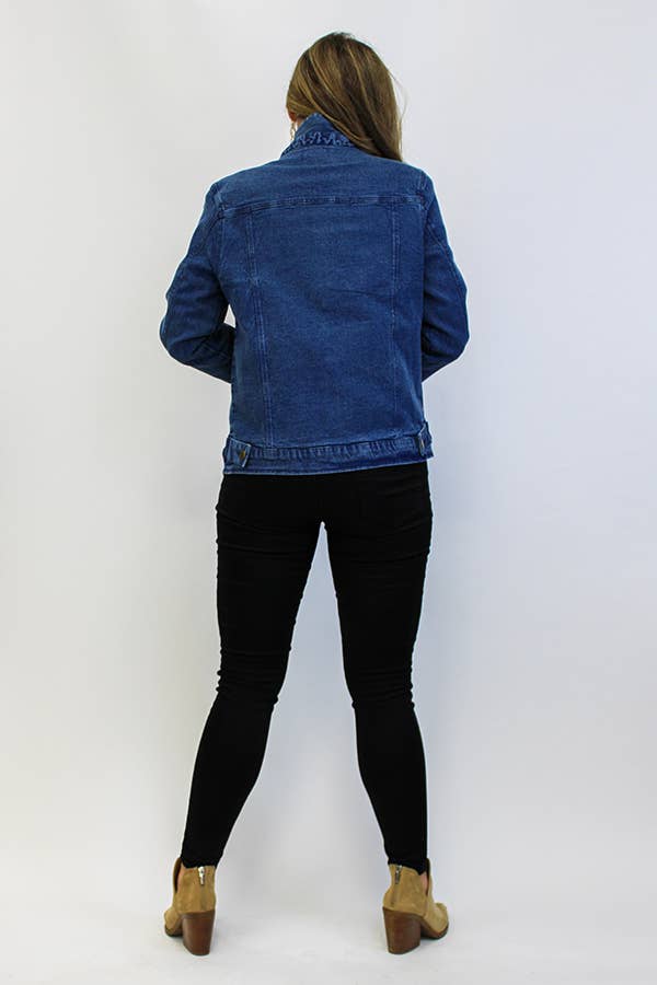 Better Than Basic Washed Denim Jacket for wholesale on Faire4