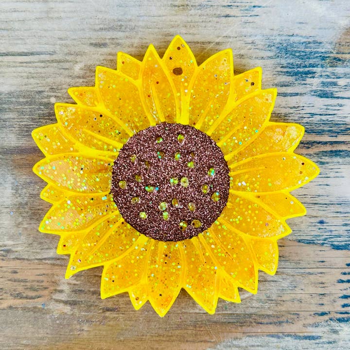 Fall Sunflower Car Freshie for wholesale by Southern Creek Wholesale