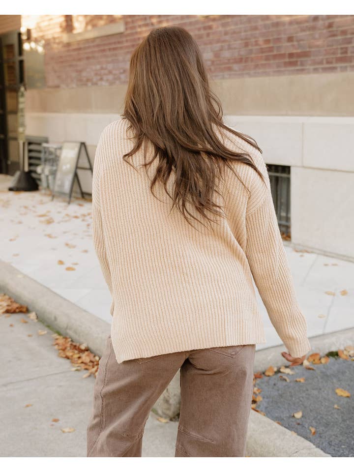 Apricot Lou Oversized Sweater for wholesale on Faire6