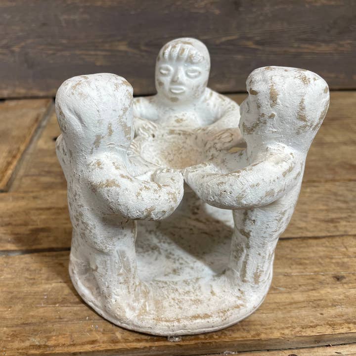 Portavelas Círculo de Amigos F3-Tres Amigos-Blanco-NUEVO para venta al por mayor de My Amigos Imports