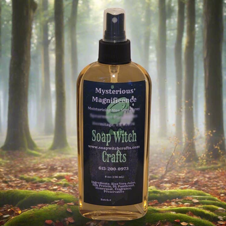 Mysterious Magnificence Moisturizing Spray - Strawberry Patchouli for wholesale by Soap Witch Crafts