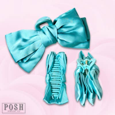 Nœud à cheveux à clipser pour la vente par Pink Panache Brands