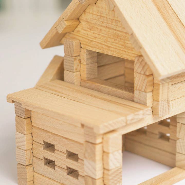 Fainotoys - Wholesale Wood Toy - Kids - Igroteco Wooden House with Garage — Made in Ukraine2