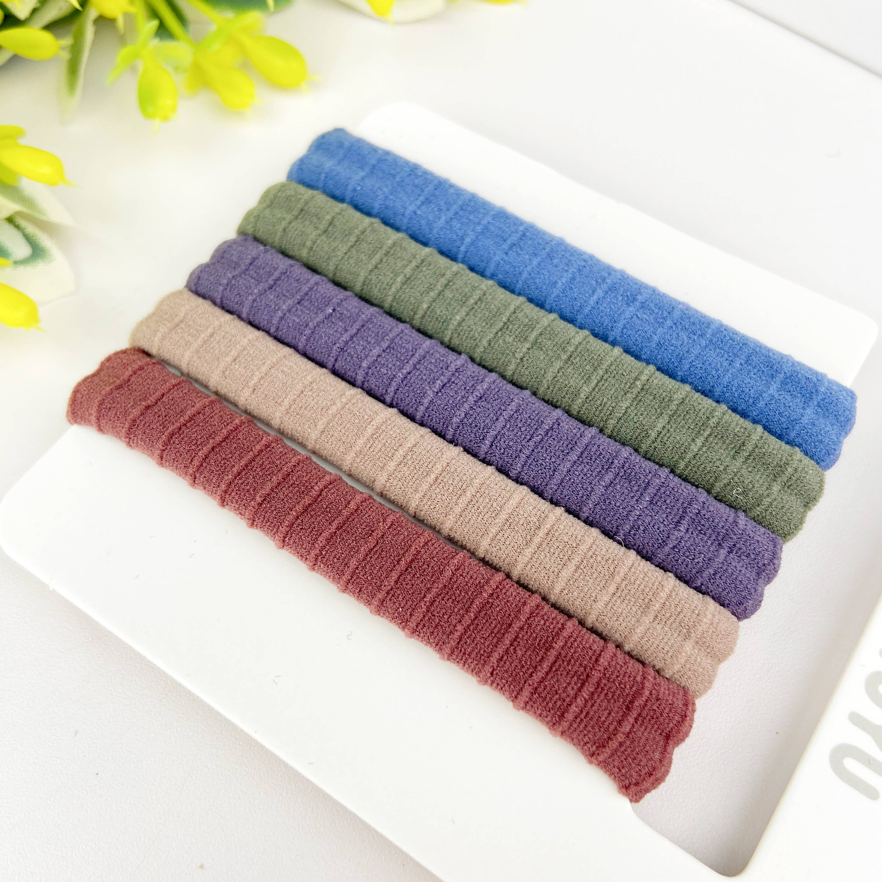 TheDivaSoap - Wholesale Hair Tie - 5pcs High elastic daily basic rubber band ponytail hair tie3