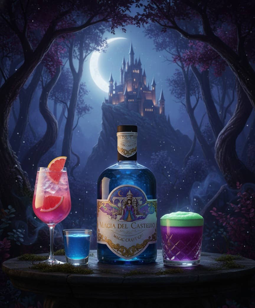 Sicilian Whiskey - Wholesale Gin - Magia del Castello - Magic Gin1