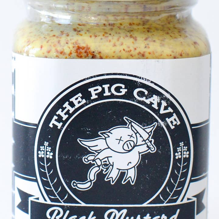 The Pig Cave Black Mustard for wholesale by The Pig Cave