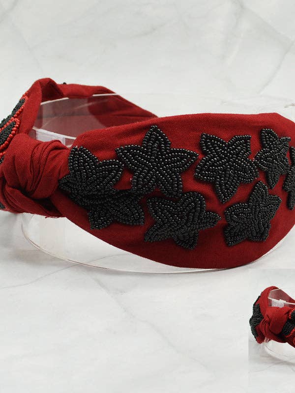 JMH1004 Bandeau de jeu perlé As et Étoile pour la vente par MiMi Wholesale