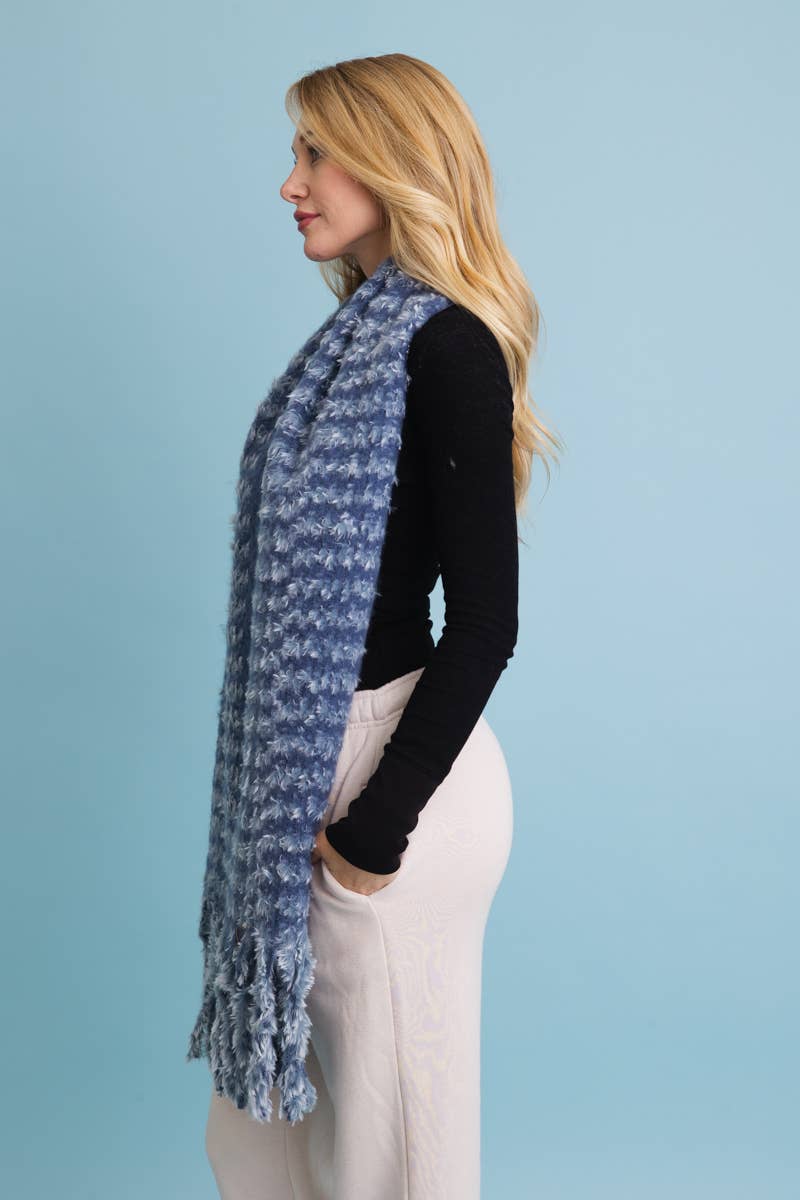 Leto Accessories - Wholesale Scarf - Unisex - Ultra Soft Chenille Tassel Scarf - 6 Colors!8