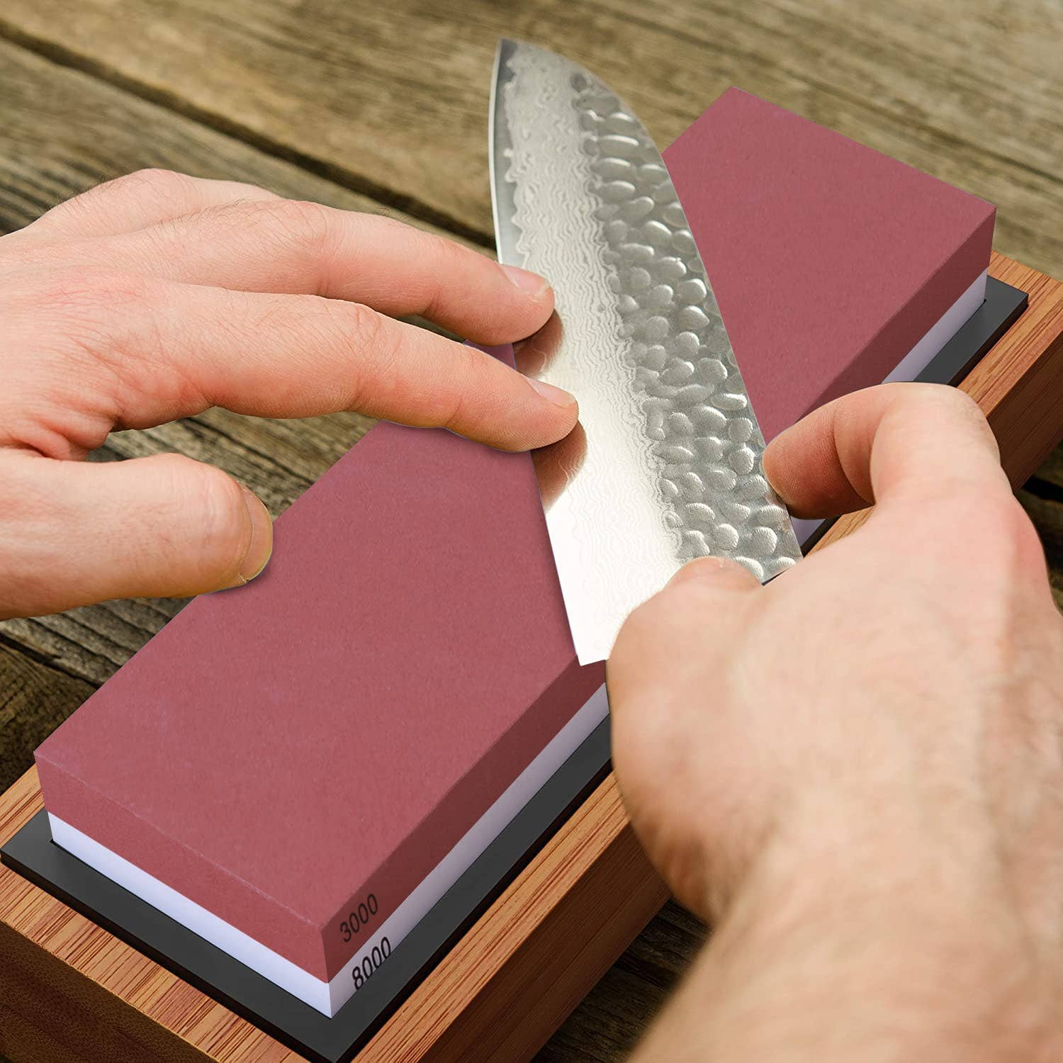 GENTS FINE GROOMING PRODUCTS - Wholesale Knife Sharpener - GBS Premium Whetstone Knife Sharpening Stone 2 Sid2