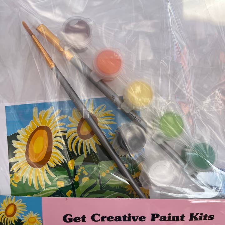 Kit di Pittura Girasole per la vendita all'ingrosso da parte di Julie Gross Artist