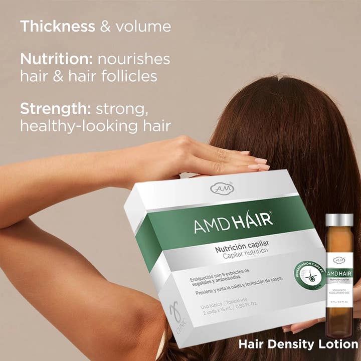 SlimSpa The Body Care Specialists - Wholesale Hair Thinning/Loss Treatment - AMD HAIR CAPILAR LOTION (2 Vials x 15 ml ea)7