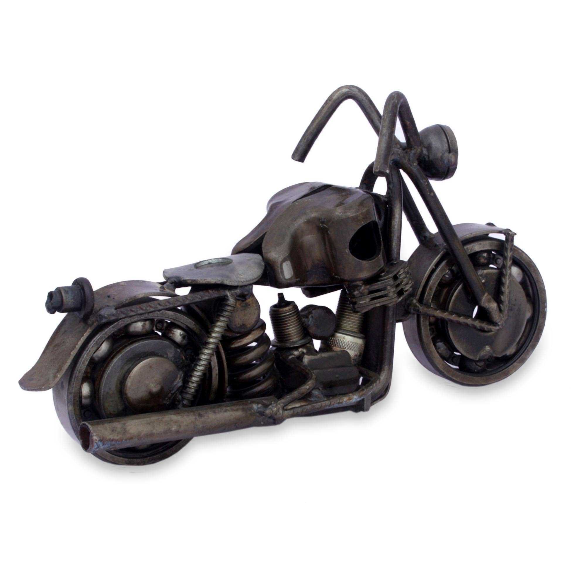NOVICA - Vente Sculpture - Statuette de moto standard rustique faite à la main par Novica3
