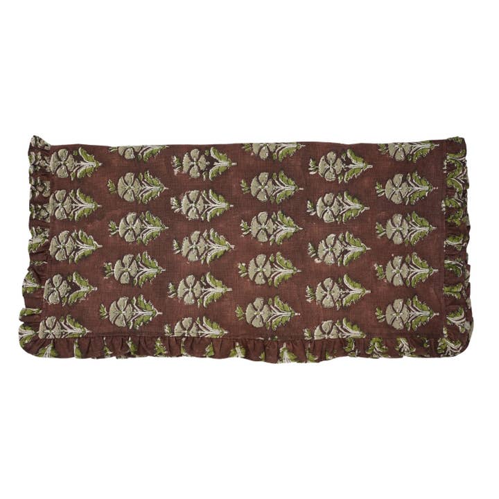 Fabdivine - Wholesale Dinner & Cloth Napkin - Modern Block Printed Table Set Of 4 Frill Napkin - Mor Mukut2