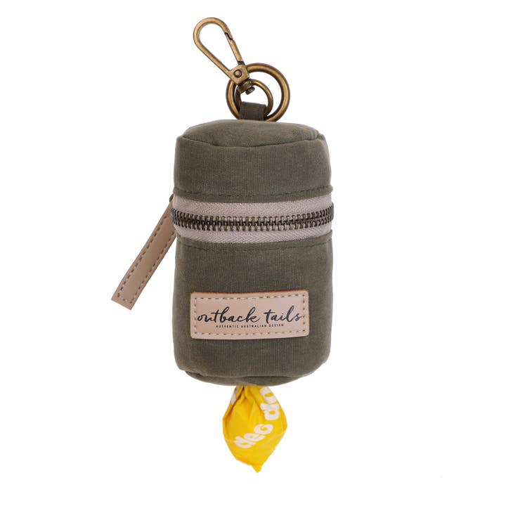 Wachstuch-Abfallbeutelhalter - Grün für den Großhandel von Outback Tails