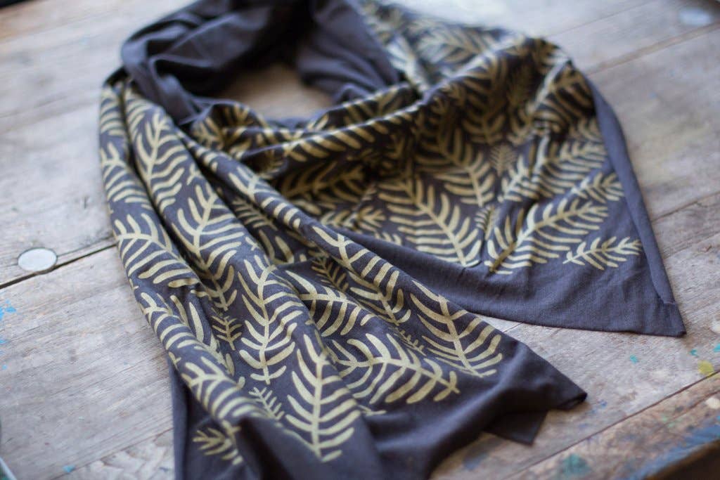 Morris & Essex - Wholesale Scarf - Women's - Tropical Leaves Pattern Scarf1