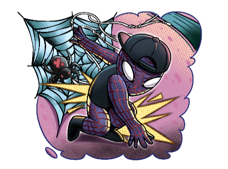 Tony Ray - Wholesale Temporary Tattoo - Kids - Spider-Ray4