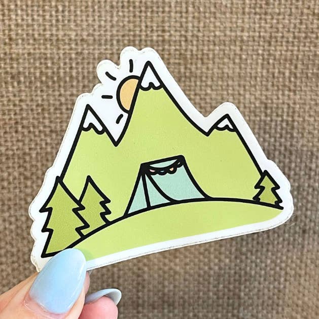 Adventure Sticker for wholesale by Mother Puppers Co.