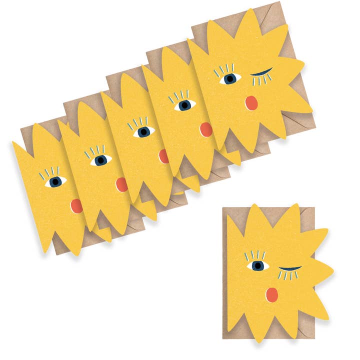 Isatopia - Wholesale Stationery/notecard set - Star Blink Mini Cards - box of 61