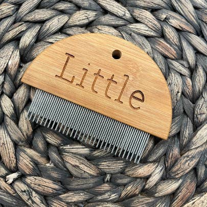 Hazel Grove Customs - Vente Brosse – chat et chien - Pinceau pour animaux de compagnie gravé, brosse personnalisée1