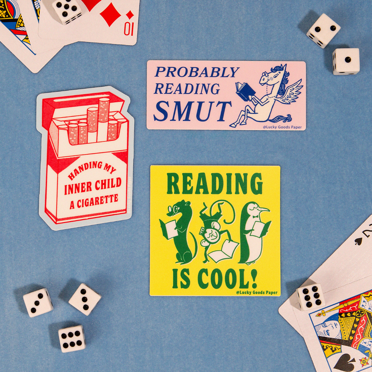 Lucky Goods Paper - Wholesale Phone & Laptop Stickers - Inner Child Cig – Matte Vinyl Sticker6