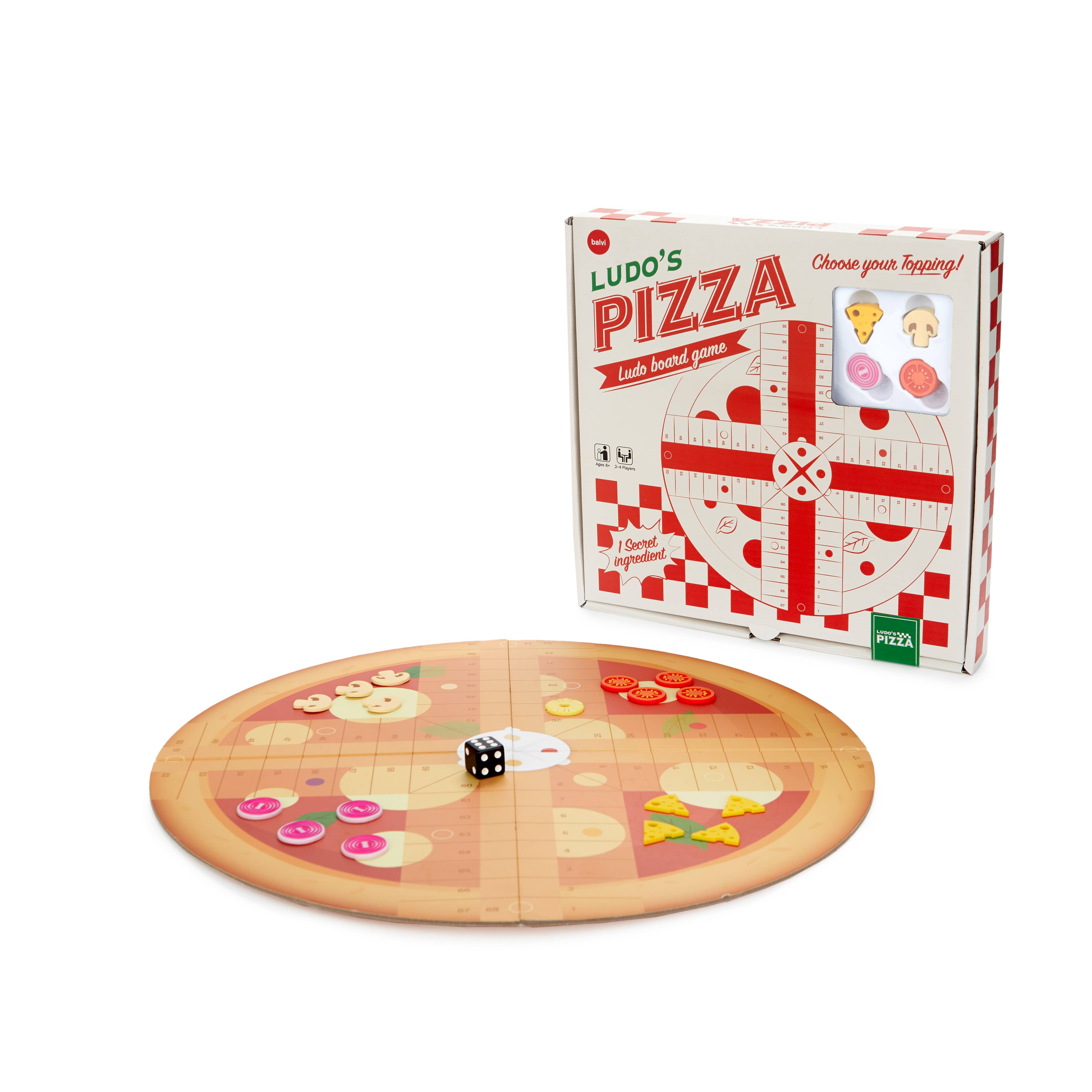 Balvi - Wholesale Board Game - Board game, Ludo's Pizza, plastic/cardboard3