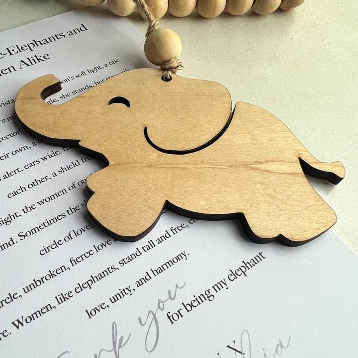 Geaux Magnolia - Vendita all'ingrosso Decorazione - Ornamento per sorellanza e amicizia a forma di elefante2