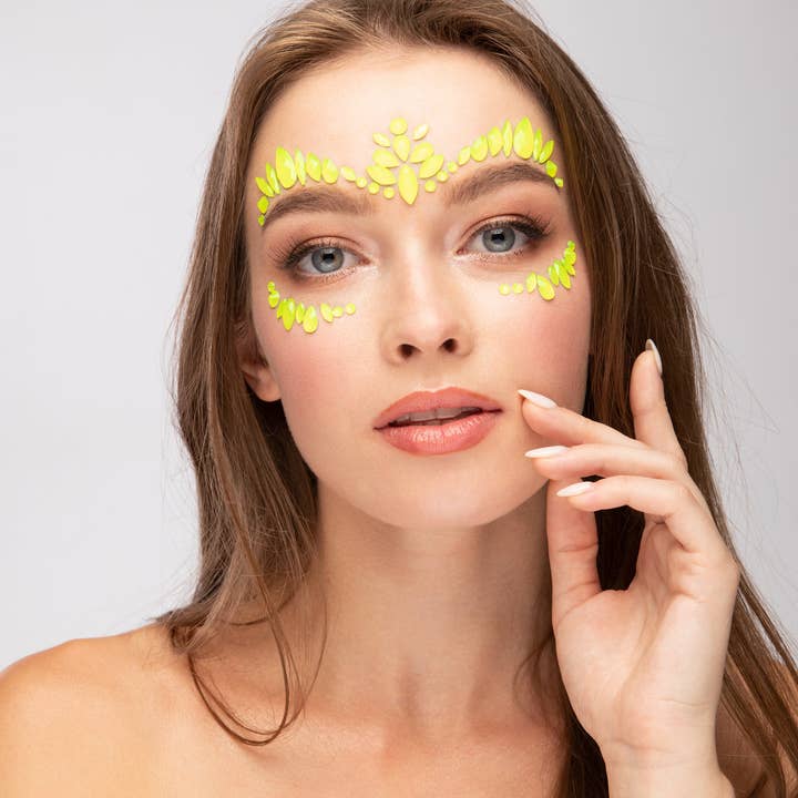 Moon Makeup - Wholesale Body Glitter/Shimmer - Neon UV Glow Blacklight Adhesive Gems, Jewels & Rhinestones14