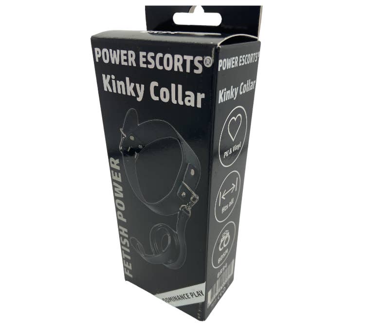 Kinky Pleasure – wholesale Sex toy – Power Escorts - BR94 - Fetish Power - Kinky Collar - Black