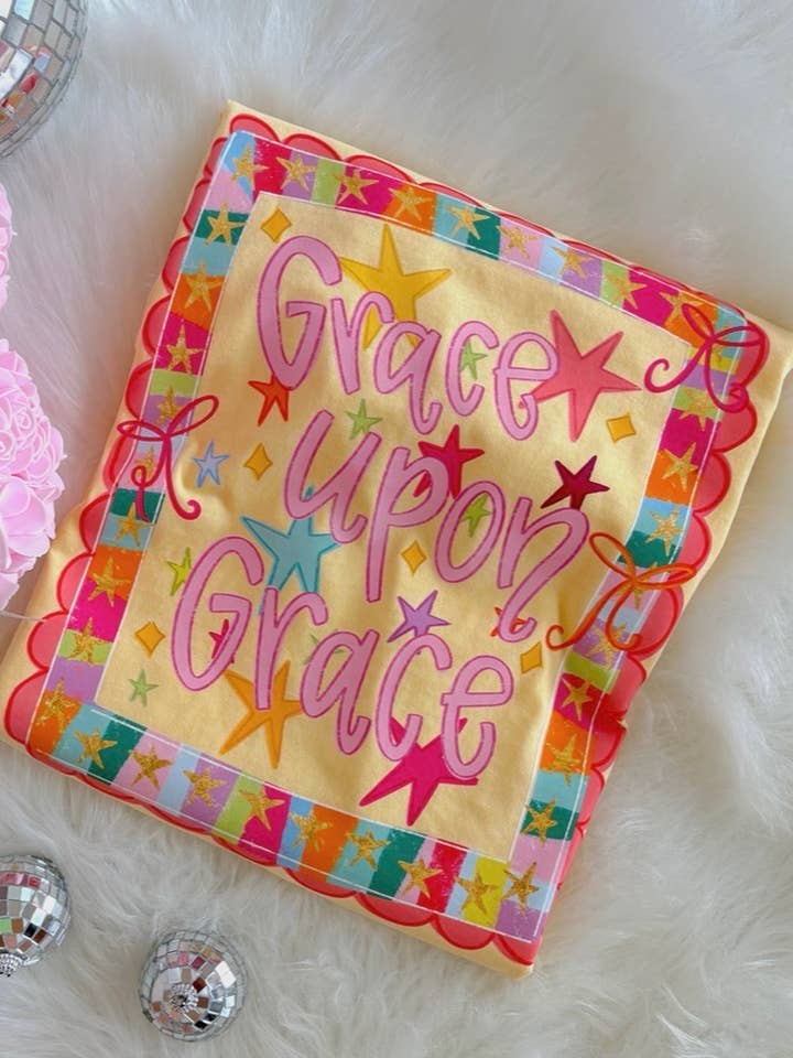 Grace Upon Grace Tee for wholesale by Downtown Darling Wholesale