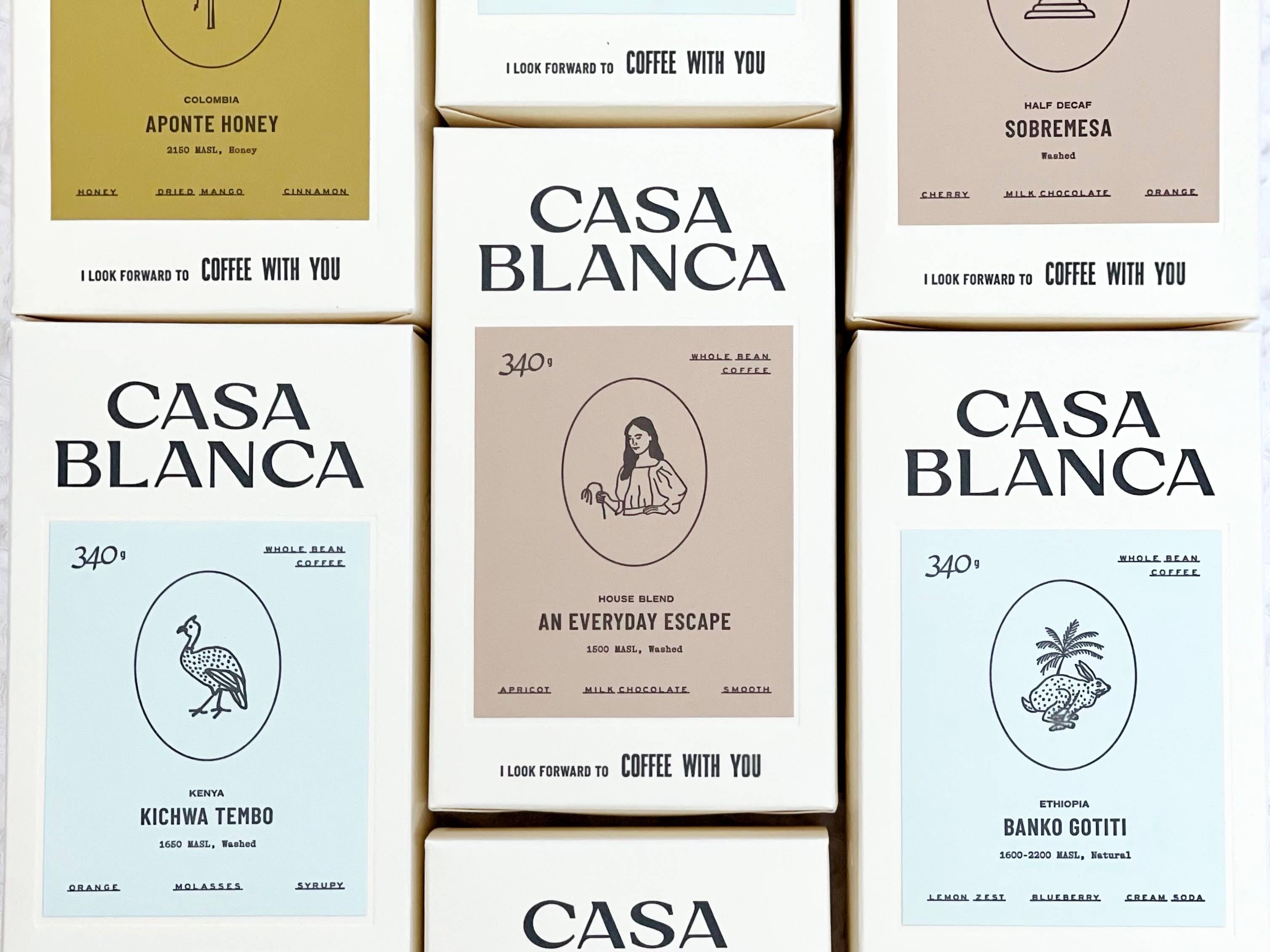 Casa Blanca Coffee Roasters - Vente Grains de café - Guatemala Huehuetenango - Fraîchement rôti - Haricot entier3