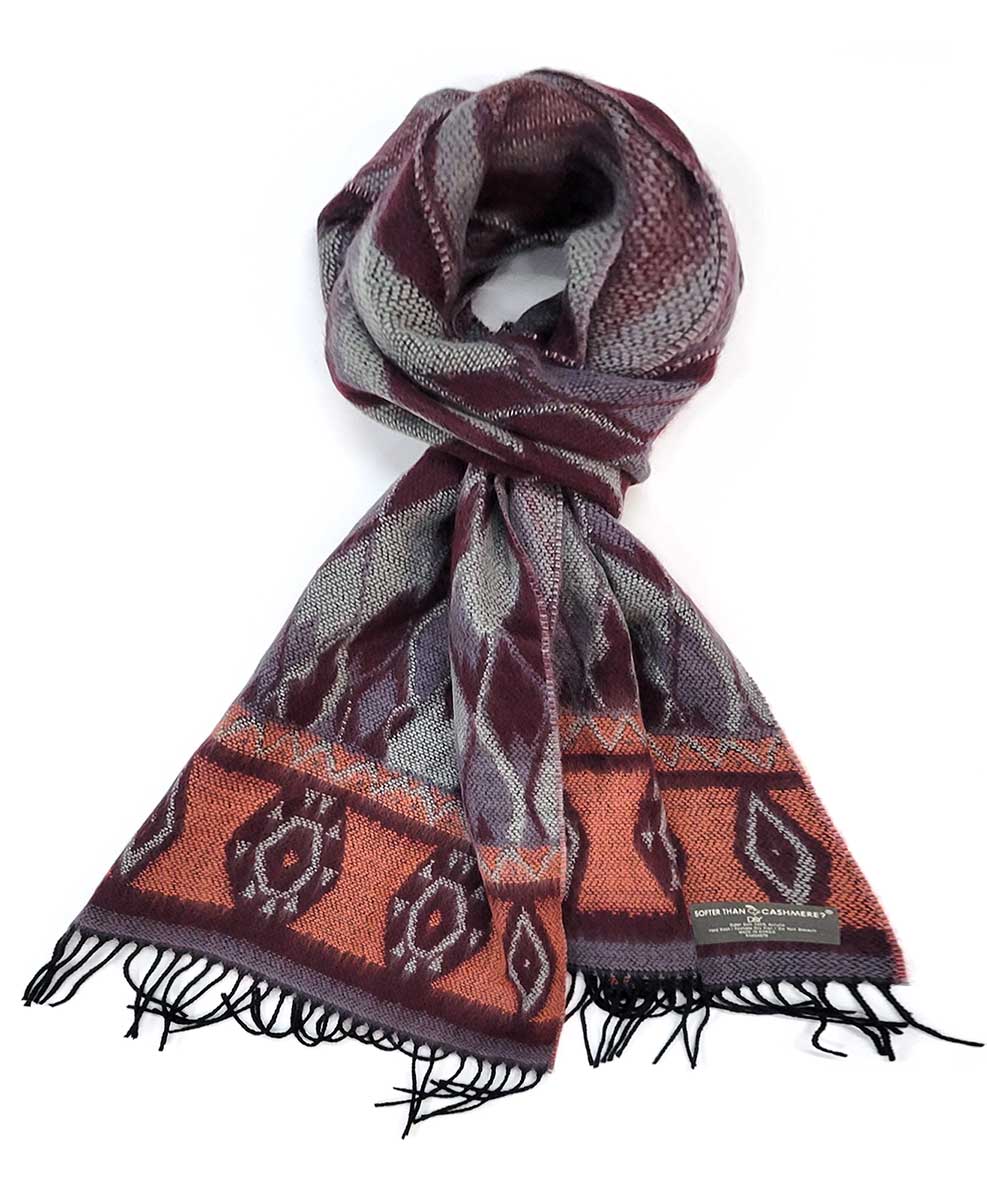 SERENITA - Wholesale Scarf - Unisex - Cashmere Feel Scarf Soft Warm Unisex Tartan Made in Korea16