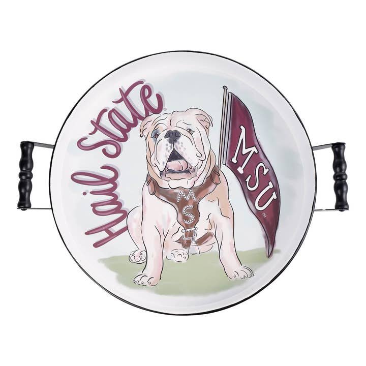 Plateau émaillé Mascotte de l'État du Mississippi pour la vente par Glory Haus