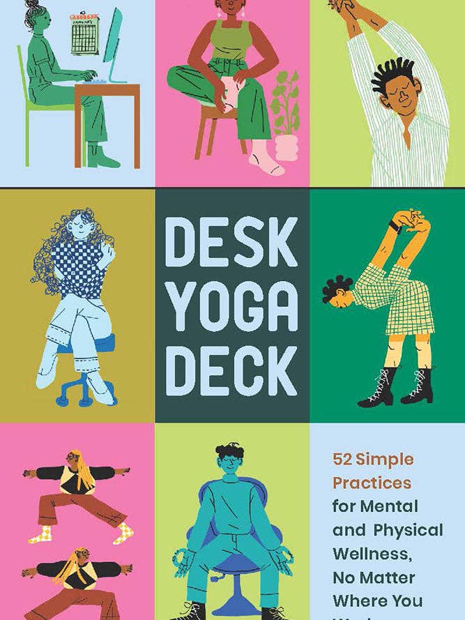Desk Yoga Deck for wholesale by Chronicle Books