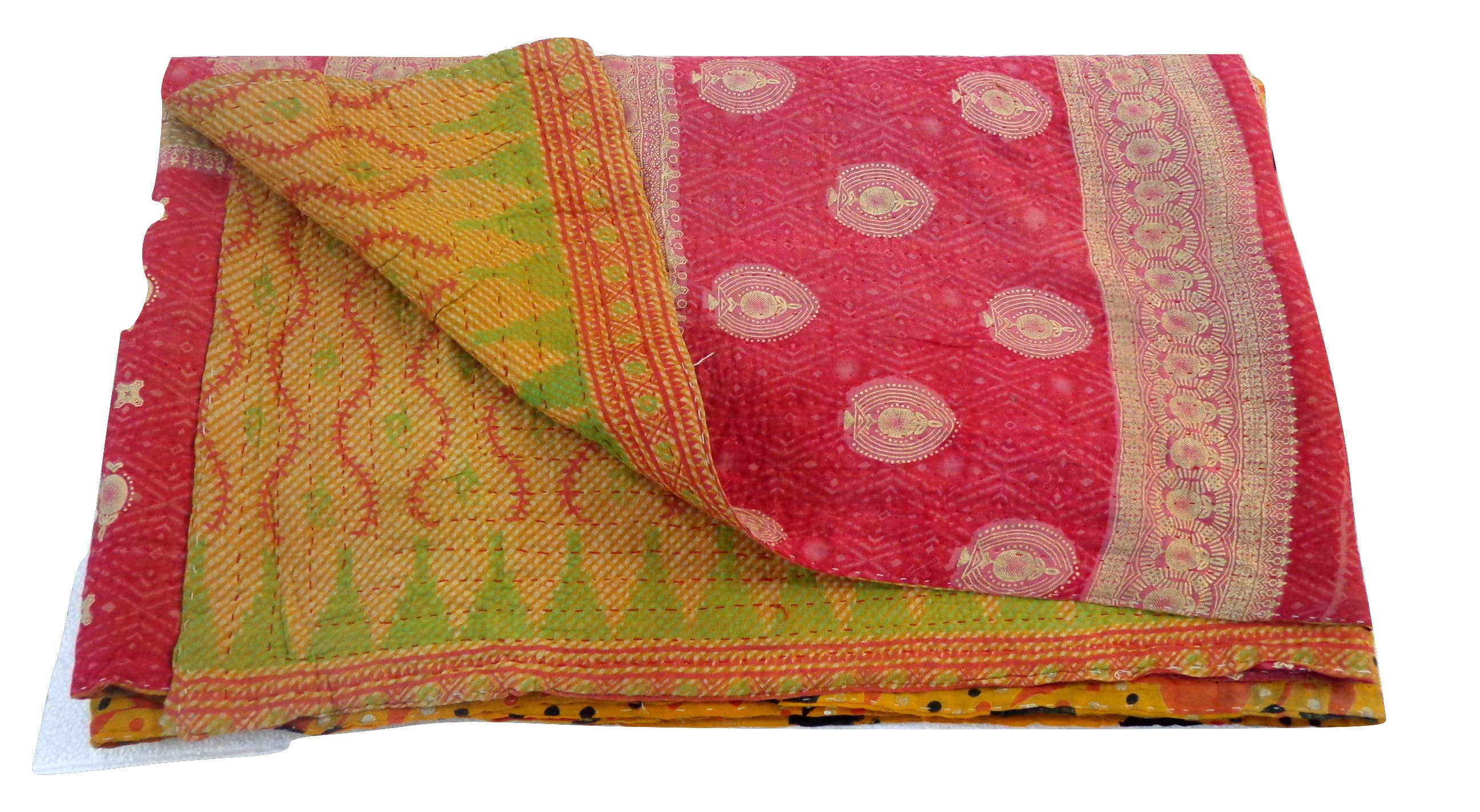 Meghcraft - Wholesale Quilt - Assorted Handmade Bohemian Kantha Hand Stitched Quilt Throw8