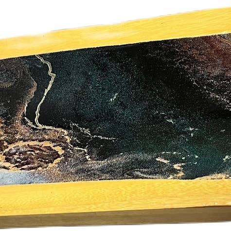 Govinda Wooden Handmade Incense Holder - Boat Shape for wholesale by Ritual Scent