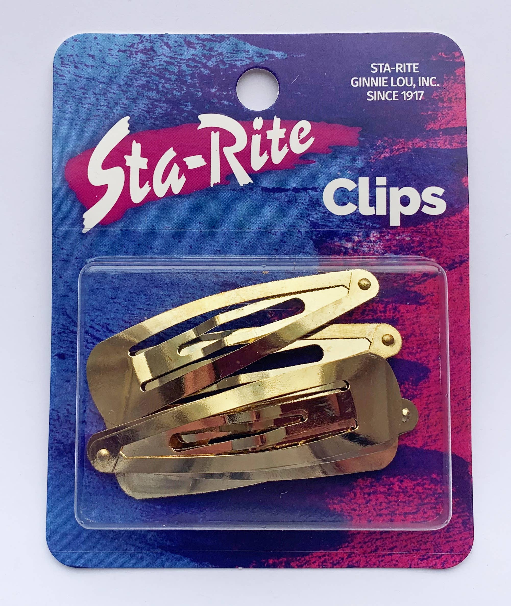 Sta-Rite Ginnie Lou - Wholesale Hair Clip - Women's - 2 1/2" Snap-Eze Clips - 6 ct1