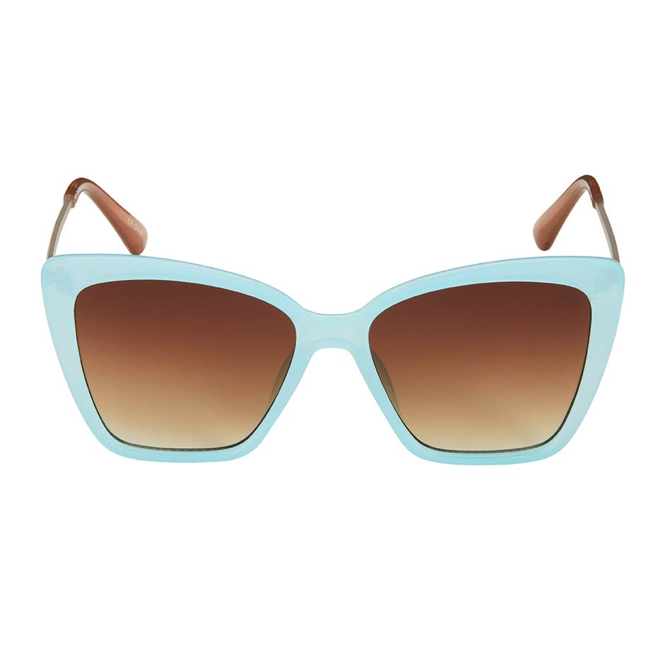 Blue Gem Sunglasses Inc - Wholesale Sunglasses - Women's - 1239 Jade- Square Metal Aviator Sunglasses1