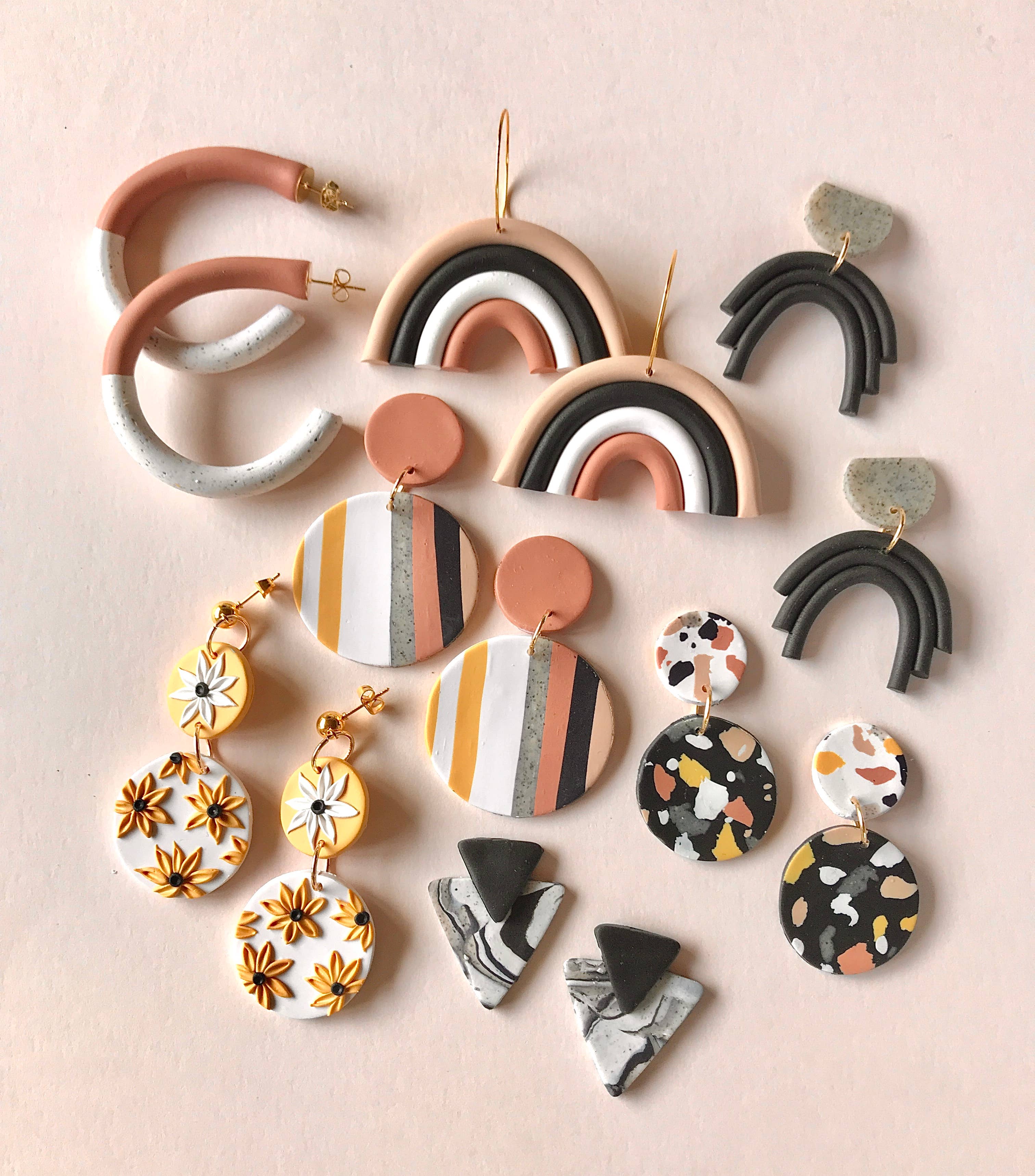 Sun Sprinkles - Wholesale DIY Craft Kit - DIY Polymer Clay Earring Kit - NEUTRAL5