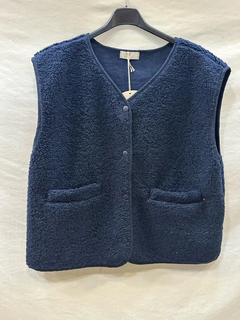 Mimi & Gogo - Wholesale Outerwear Vest - Women's - Plain Fleece Vest @3433_GiUniMoimoute8