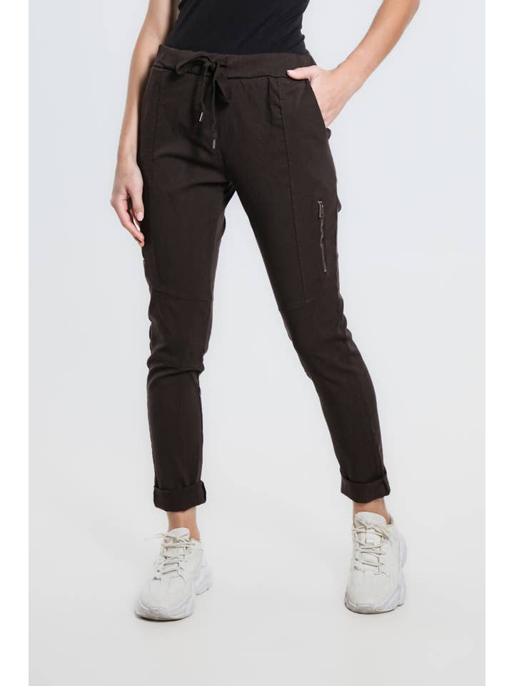 TINA Stephens Italy/Tees By Tina - Wholesale Pants - Women's - Danica Side Zipper Pant (PL155)43