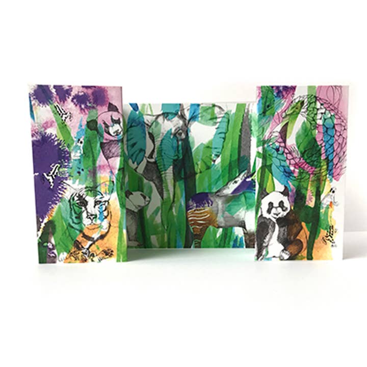 Jungle Panorama-kort för wholesale av Nina Nou