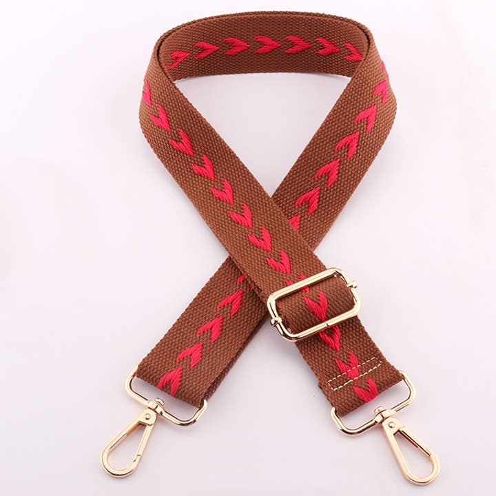 ACCITY - Wholesale Bag Strap - Women's - WOMEN STRIPE WIDENING BAG STRAP_CWMM03853