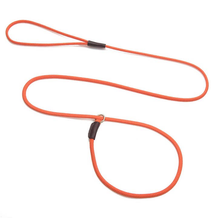 Mendota Pet - Wholesale Pet Leash - Dog - British Show Slip Lead w/Tab - 1/8" x 72"