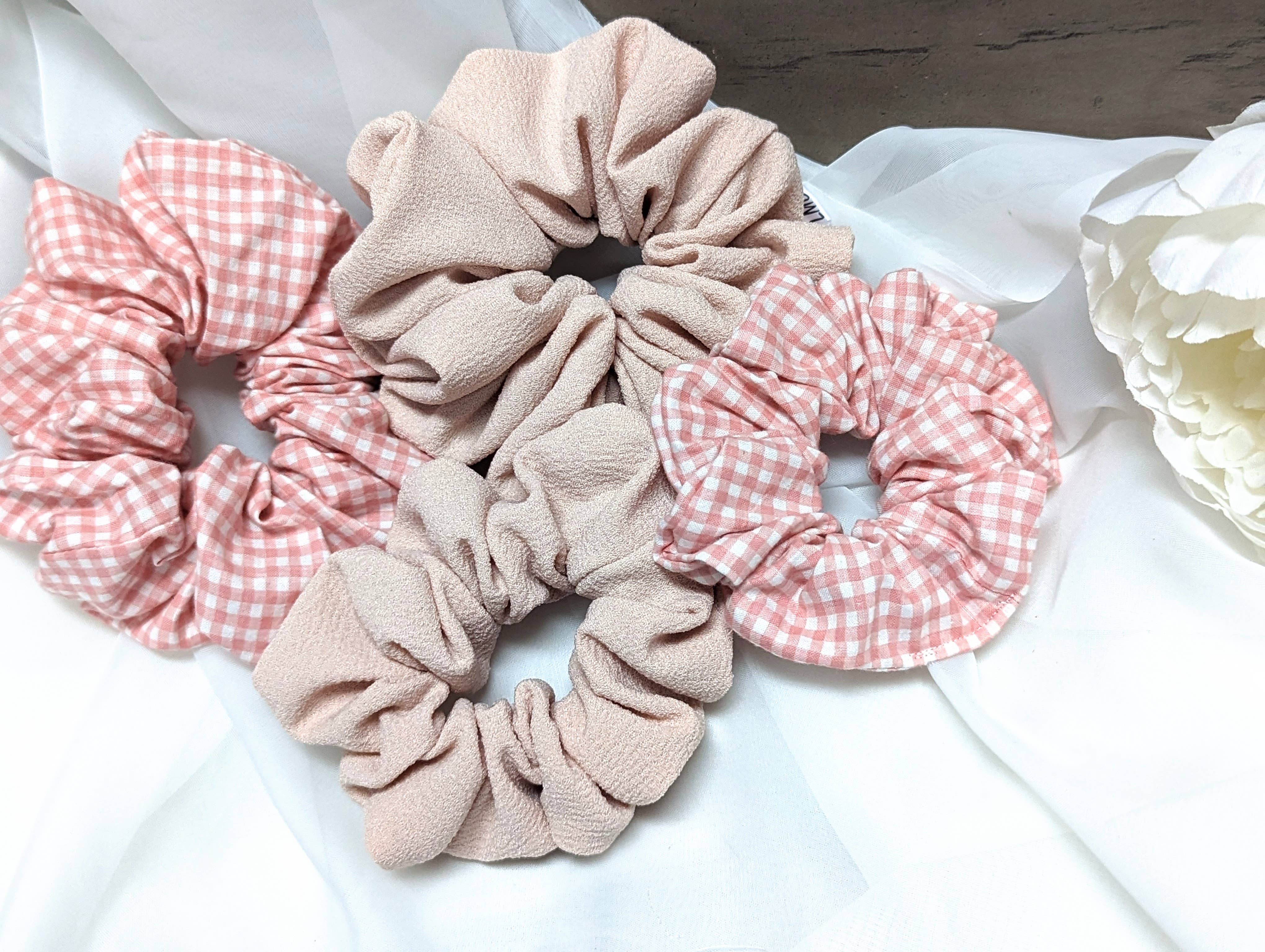 Headband Haven Co. - Wholesale Scrunchie - Women's - Just Peachy Hair Scrunchies1