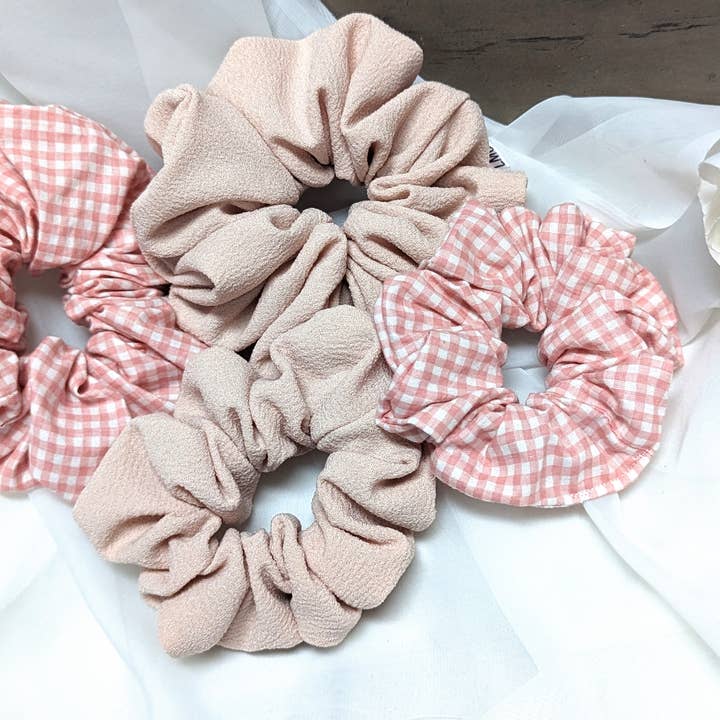 Headband Haven Co. - Wholesale Scrunchie - Women's - Just Peachy Hair Scrunchies1