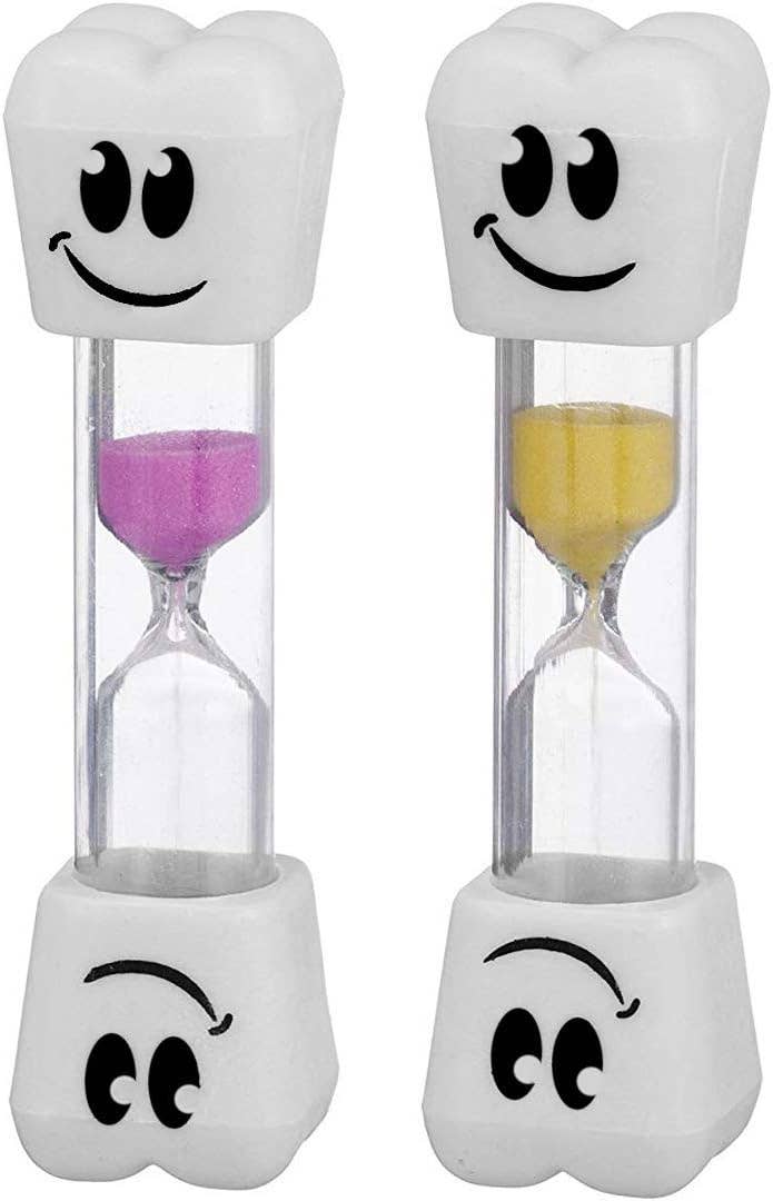 Innovarix - Wholesale Timer - Smile Tooth 2 Minute Sand Timer - Assorted colors1