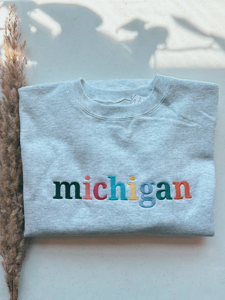 Sweat-shirt touriste personnalisable d'État pour la vente par Finny Lou & Co.