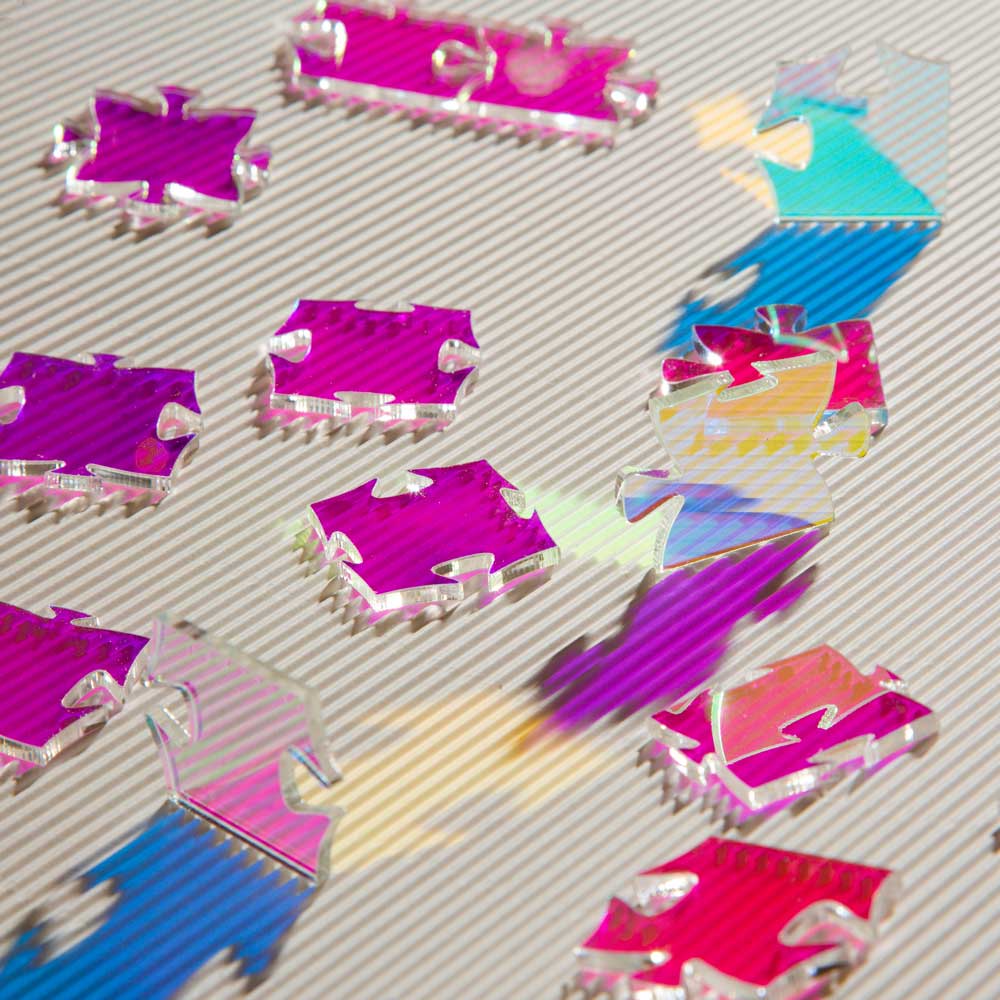 Waves Puzzle – wholesale Puzzle – Adult – Square 49 - Iridescent Puzzle6