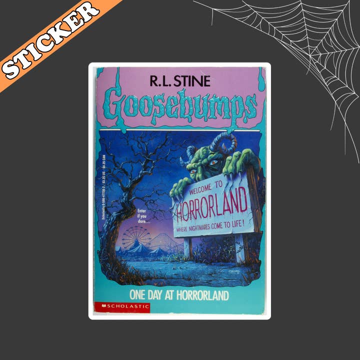Pretty Toxic Stickers - Wholesale Sticker - Goosebumps Sticker, Spooky Book Lovers, 90s Nostalgia Books3